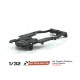 Chasis R para De Tomaso Pantera Gr.3 Hard. Negro SCALEAUTO
