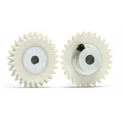 26 teeth, hex screw M2, plastic, Ø16mm