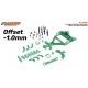 Suporte de motor AngleWinder RT4 Rally Offset -0,75mm com rolamentos esféricos
