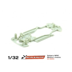 Chasis R para Subaru Impreza WRC Medium. branco SCALEAUTO