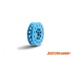 Polia dentada 13d. Azul para Eixos 3/32