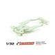 Chasis R para Subaru Impreza WRC Medium. branco SCALEAUTO