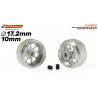 Lightweight aluminium rim for 3/32 axles 17.2x10mm