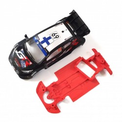 Toyota Yaris rally Block AW R 0.5 chassis compatível Scalextric