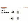 Kit de parafusos de sistema flutuante de corpo M2 de 3 mm