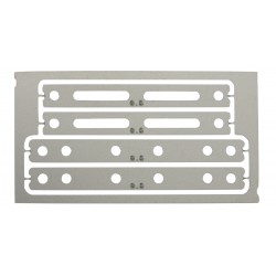 Separadores metálicos de 0,5 mm para