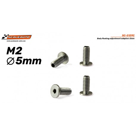 Kit de parafusos para sistema flutuante de corpo M2 de 5 mm