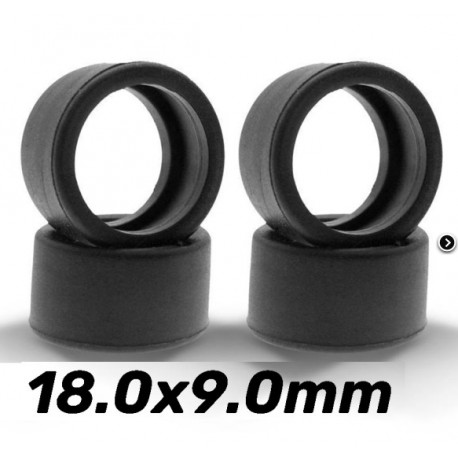 Pneu de borracha 18x9mm New Shore 30 para aros 14/16mm