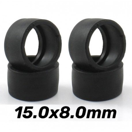 Neum. Borracha padrão RT 15x8mm. 13mm interno