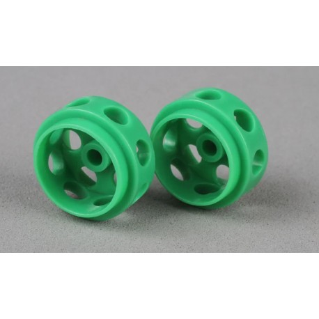 Jantes DELRIN 15,5 X 9 mm (X2) verdes