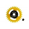 Scaleauto Yellow Nylon Crown Gear Anglewinder 25º 28t