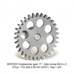 Coroa Z31 x 16,8 engrenagem angular 11 graus PRATA