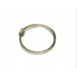 Trança de cobre estanhado plana padrão 0,35 mm de espessura x 3,3 mm de largura -1 m-