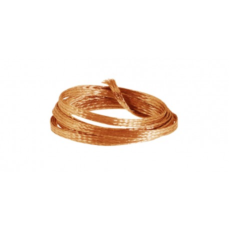Trança de Cobre 3,5x0,5mm 1m Super Macia