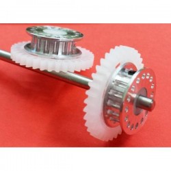 CREMALHEIRA z36 diametro 19mm + POLI Z16 aluminio com M2.5×3 MITOS