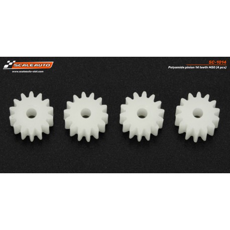 Piñón 14d. M50 Polyamide (4 unidades)
