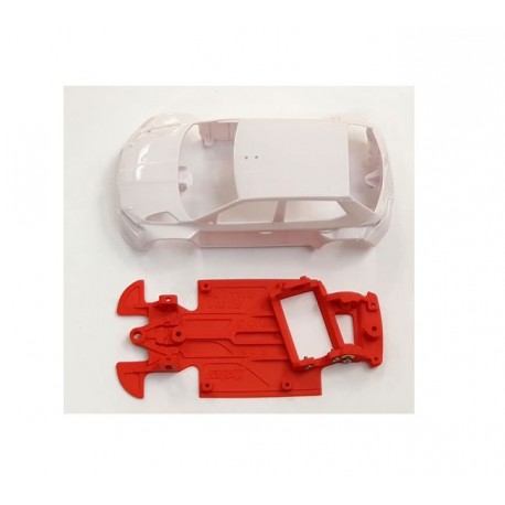 Bloco Skoda Fabia RALLY 2 R AW 0.5 EVO3 compatível com Scaleauto