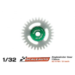 CREMALHEIRA 31d. Anglewinder Ø17.0mm Reverse en Nylon Gris para Eje de 3/32 (2.38mm) y Tornillo M2.