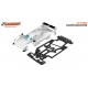 Chassis Scaleauto LMDH 3DP Caddy V-series Hypercar para suporte de motor RT4