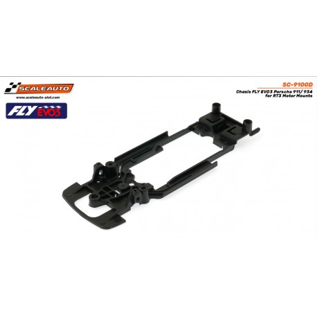 Chassis FLY EVO3 para Porsche 911 / 934 com apoios de motor RT3