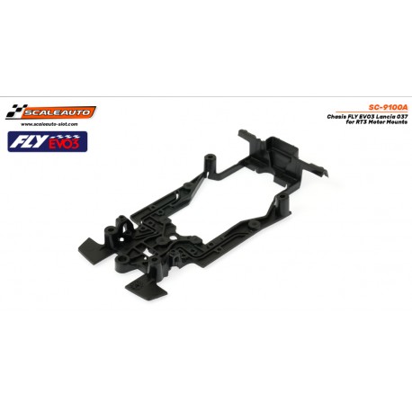 Chassis FLY EVO3 Lancia 037 para suportes de motor RT3
