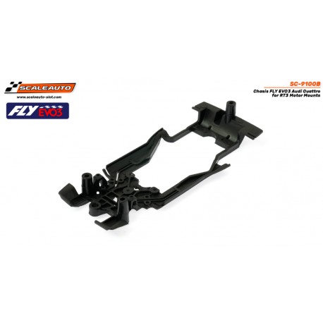 Chassis FLY EVO3 Audi Quattro para suportes de motor RT3