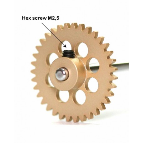 CREMALHEIRA Z35 x 17,5 Ø SLOTING PLUS