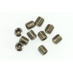 Steel allen screw M3x3mm. For hubs and gears.