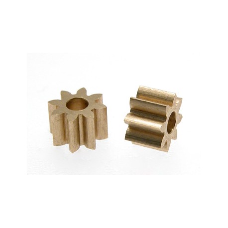 Pinhão 8d. M50 Latón para eixo 2mm Ø 5,4mm