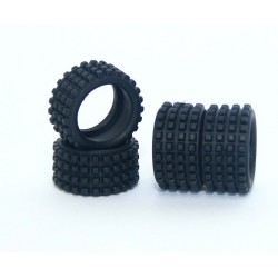 Squared Tires 19X10 mm