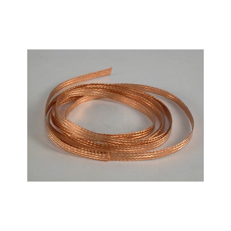 PATILHAS, TRANÇA MB EM ROLO 1METRO SUPER FINA COBRE MB SLOT