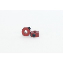 Axle Stoppers 6.5X3.2 mm, with M2.5 x2 screws for 3/32 "(2.38mm) axles