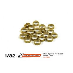 Axle Spacers for 3/32 Brass 1mm.