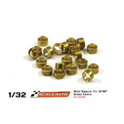 Axle Spacers for 3/32 Brass 1.5mm. Bag contains 20 pieces