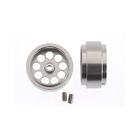 Jantes aluminio 16,2×8.5mm. Lightweight, eje 3/32 diam ext. 14mm.