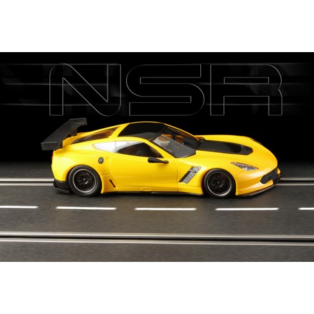 CORVETTE C7R TEST CAR YELLOW AW KING EVO3