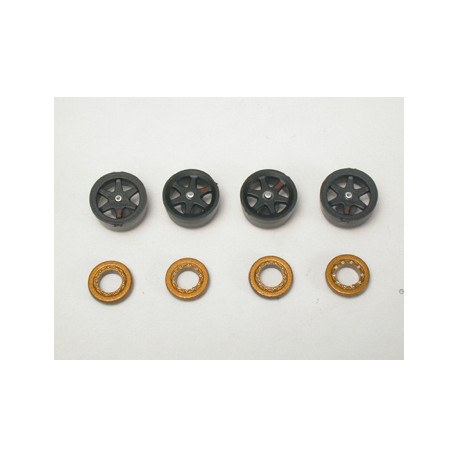 Tapacubos OZ 6-brazos negro llanta 15X8mm