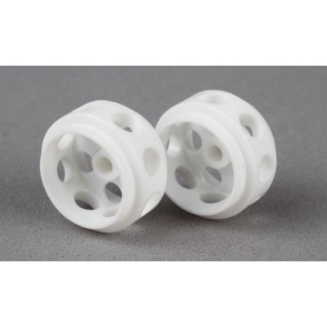 JANTES DELRIN 15.5 X 9 MM (X2) BRANCA