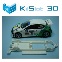 Chassis 3d in line para Peugeot 206 WRC SCX
