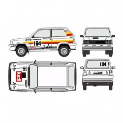 Set de calças para panda jules mitoos