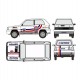 Set de calças para Fiat panda REPSOL mitoos