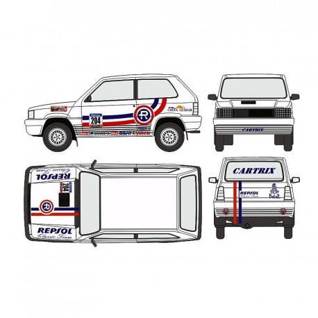 Set de calças para Fiat panda REPSOL mitoos