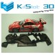 Chassis 3d Aw RACE SOFT para Porsche 997 ninco
