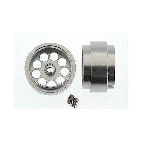 Jante aluminio 16,2x10mm. Lightweight, eje 3/32 diam ext.14mm.