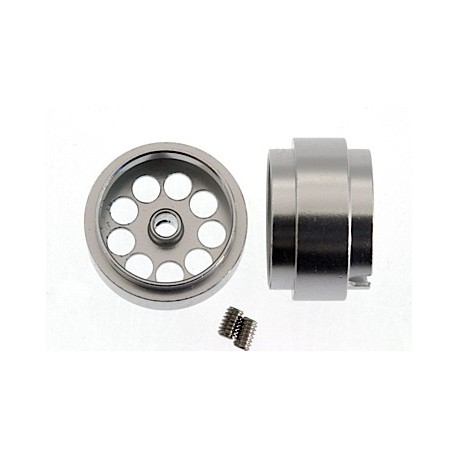 Jantes aluminio 15.8x10mm. Lightweight, eje 3/32 diam ext. 13,6mm