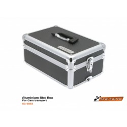 Caja de aluminio para el transporte de slot cars 37X25X16 cm