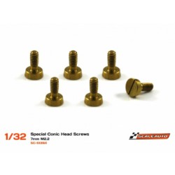 Special Large Head Screws for Body Floating 5mm, M2.2 (6x)