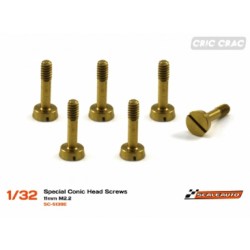 Special Large Head Screws for Body Floating 9mm, M2.2 (6x)